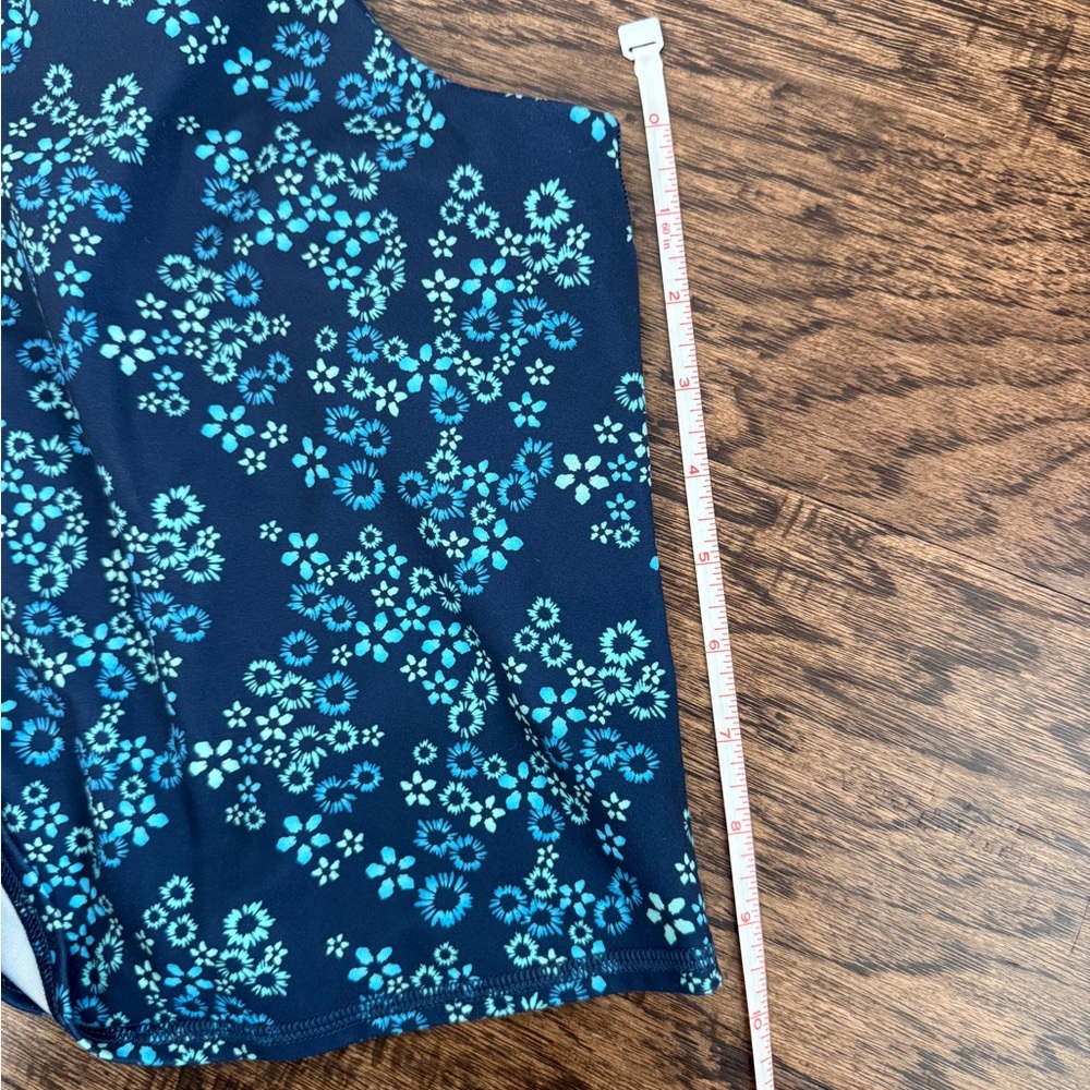 ALL IN MOTION Matching Set Shorts and Tank Top Athletic 2PC Set Blue Floral XS - Picture 11 of 11